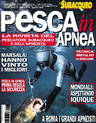 Pesca in Apnea n° 18 – Agosto 2004