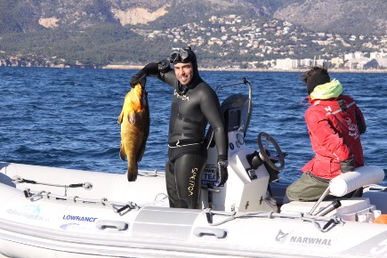 Diverse cernie sono state catturate durante il Memorial Carbonell (foto V. Prokic)