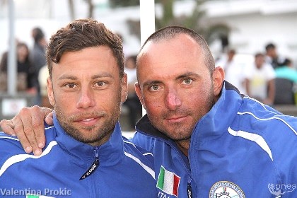Concetto Felice (a sinistra) e Giacomo Brunettini che gli ha fatto da assistente fino all'arrivo di Natoli (foto V. Prokic)