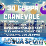 Gare Pesca Sub: il 2 Febbraio la 30a Coppa Carnevale