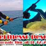 Permesso per la pesca in mare prorogato fino a fine 2015