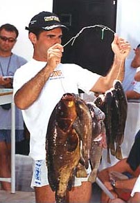 Daniele Petrollini – Campionato di pesca in apnea 2002