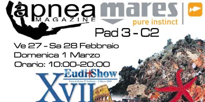 Apnea Magazine all’Eudi Show con Mares