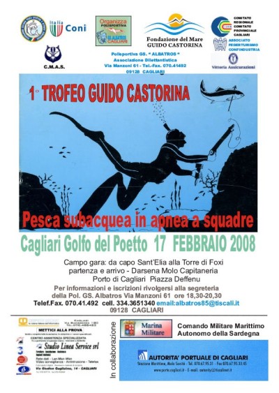 I° trofeo Guido Castorina – Cagliari, 17 Febbraio