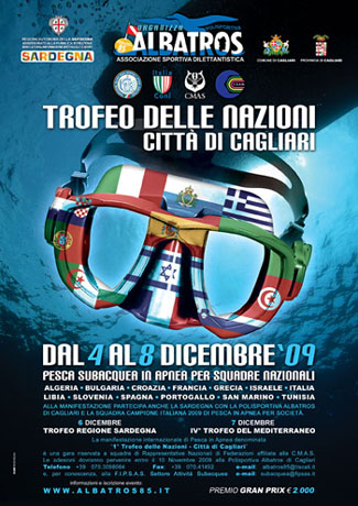 Dal 4 all’ 8 dicembre il 1° Trofeo delle Nazioni citta’ di Cagliari