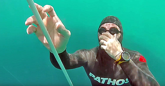 Record Apnea Nuovo primato Italiano e Mondiale per Homar Leuci Apnea